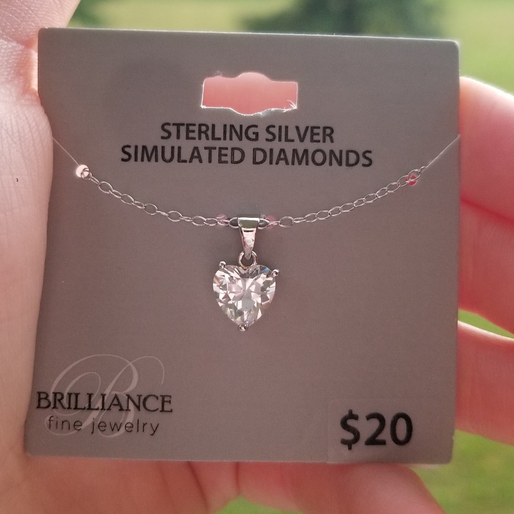 ♡New CZ Heart Necklace♡